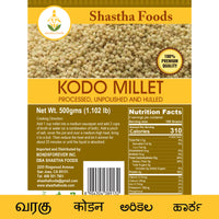 Shastha Kodo Millet 10 Lbs