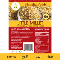 Shastha Little Millet - 10 lbs