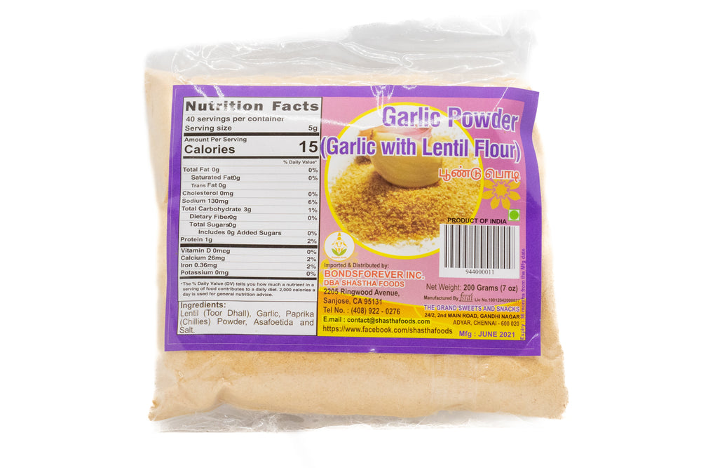 Grand Sweets & Snacks - Garlic Podi (250 Gms)