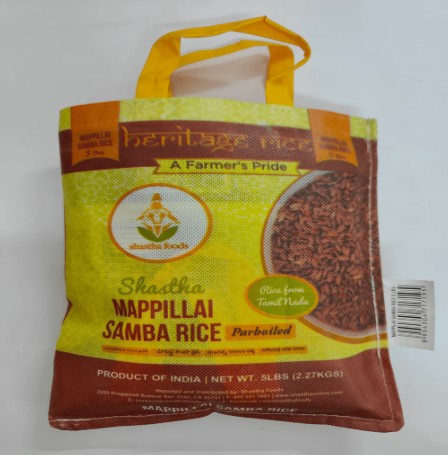 Heritage Rice - Mappilai Samba 5 Lbs