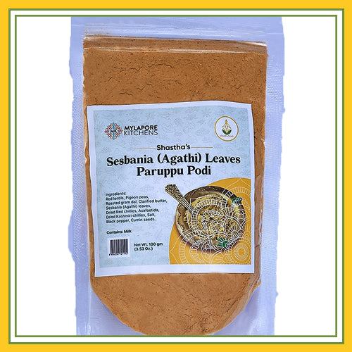 Mylapore Kitchen Sesbania Agathi Keerai Paruppu Podi -100g