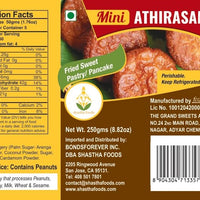 Grand Sweets & Snacks - Mini Athirasam (250 Gms)