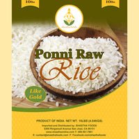 Shastha Ponni Raw Rice 10 lbs
