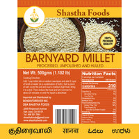 Shastha Barnyard Millet grains 500 gms
