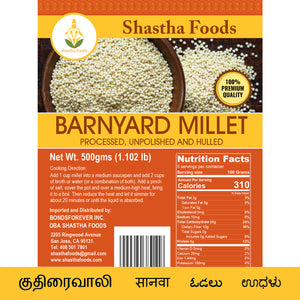 Shastha Barnyard Millet grains 500 gms