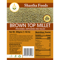 Shastha - Brown Top Millet  grains (500 Gms)
