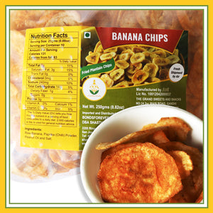 Grand Sweets & Snacks -  Banana Chips (250 Gms)