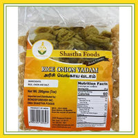 Shastha Rice Onion Vadam 200g